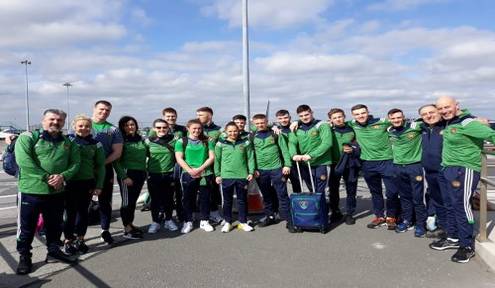 Team Ireland arrived in Germany